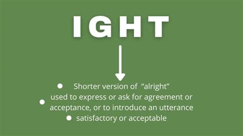 ight bet meaning|what does ight mean.